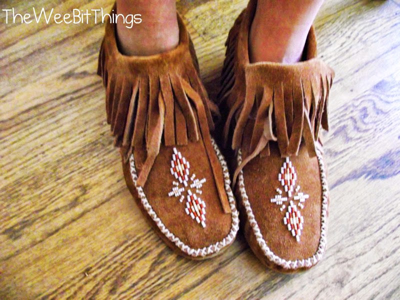 Suede Tan Moccasins