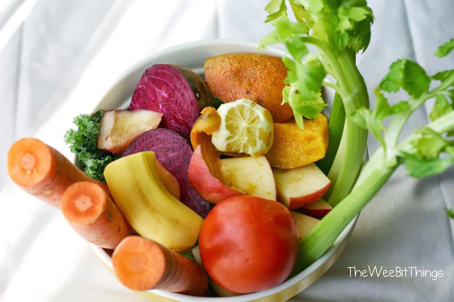 Bowl of Fruit and Vegetables