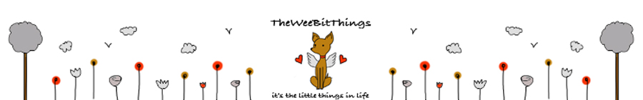 Image of the TheWeeBitThings Banner on Word Press