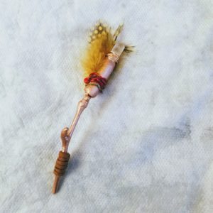 DIY Small Folk Fairy Wand w Leather